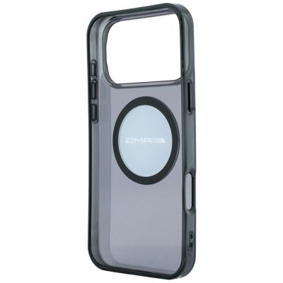 7. Etui Mercedes AMG IML Transparent Bicolor Block MagSafe na iPhone 18 Pro Max / 17 Pro Max - czarne