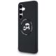 2. Etui Karl Lagerfeld Silicone Karl & Choupette Heads MagSafe na Samsung Galaxy S25 FE - czarne