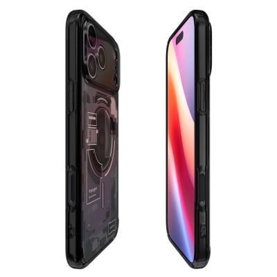 6. Etui Spigen Ultra Hybrid MagSafe na iPhone 17 Pro Zero One - czarne