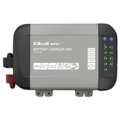 18. Ładowarka inteligentna Monolith do akumulatorów LiFePO4 AGM GEL SLA 20A 24V