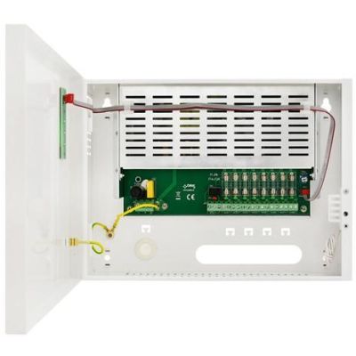 2. ZASILACZ IMPULSOWY STABILIZOWANY DO 8 KAMER HD Pulsar HPSDC-12V8X1A 12V/8A/8×1A/TOPIC
