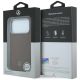 8. Etui Mercedes Leather Semi Wrap Wood Effect MagSafe na iPhone 17 Pro - brązowe