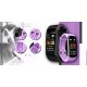 3. Smartwatch GIEWONT Czarno Jasnofioletowy 2 Paski GW200-8