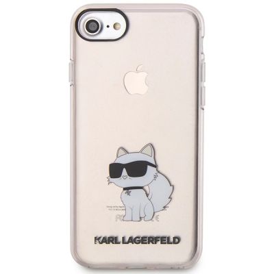 5. Etui Karl Lagerfeld Ikonik Choupette na iPhone 7 / 8 / SE 2020 / SE 2022 - różowe