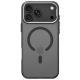 3. Etui Tech-Protect MagZero MagSafe na iPhone 17 Pro / 18 Pro - półprzezroczysto-czarne matowe