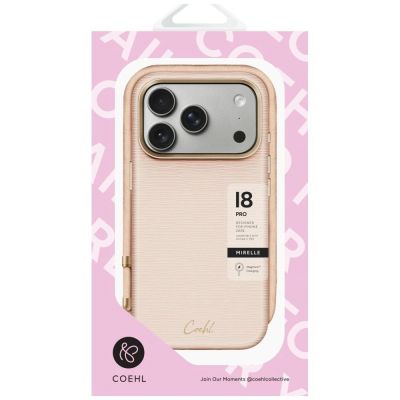 5. Etui UNIQ Coehl Mirelle Magnetic Charging na iPhone 18 Pro / 17 Pro - różowe