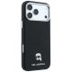 4. Etui Karl Lagerfeld Grained Karl Head Metal MagSafe na iPhone 18 Pro / 17 Pro - czarne
