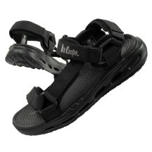 Lee Cooper buty męskie sandały na rzepy na lato czarne lekkie