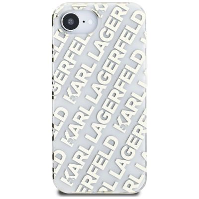3. Etui Karl Lagerfeld IML Repeat Logo na iPhone 16e - złote