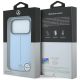 8. Etui Mercedes Leather Semi Wrap Iconic Line MagSafe do iPhone 18 Pro Max / 17 Pro Max - niebieske