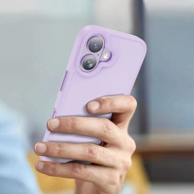 4. Etui Tech-Protect MagMat na iPhone 17 - fioletowe