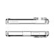 5. Etui Spigen Ultra Hybrid Mag z MagSafe na Samsung Galaxy S25 Edge z nadrukiem - białe
