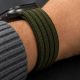 8. Pasek Tech-Protect Nylon Sport na Apple Watch 44 / 45 /46 / 49 mm - ciemnozielony