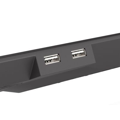 2. Podstawka chłodząca pod laptopa Genesis Oxid 450 RGB 15.6" z wentylatorem, podświetlenie, 2 USB