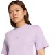5. Koszulka damska adidas Essentials 3-Stripes Cotton jasnofioletowa JX7619