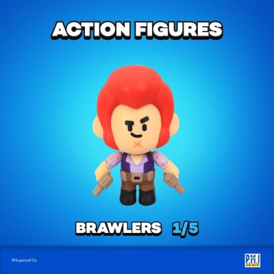 5. BRAWL STARS S1 ACTION FIGURES 11cm - COLT