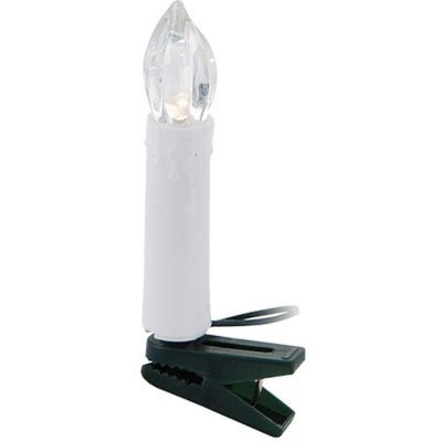 12. LAMPKI CHOINKOWE ŁAŃCUCH ŚWIETLNY ŚWIECZKI 30 LED CIEPŁY BIAŁY