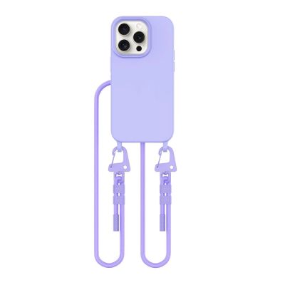 2. Etui Tech-Protect MagNecklace MagSafe na iPhone 14 Pro - lawendowe