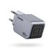 4. Ładowarka sieciowa Ugreen Nexode Pro 35008 2x USB-C, GaN, 45W - szara