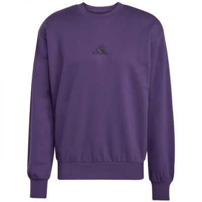 Bluza męska adidas Essentials Feelcozy Fleece fioletowa JX3313