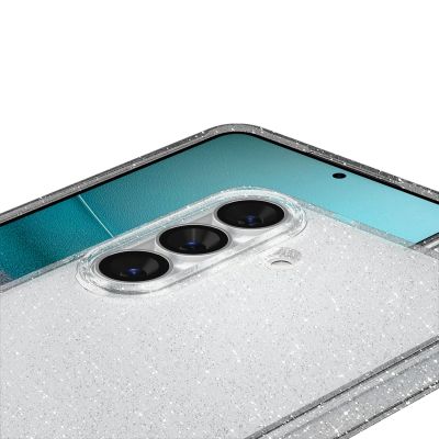 9. Etui Spigen Liquid Crystal Glitter na Samsung Galaxy S26 - brokatowo-przezroczyste