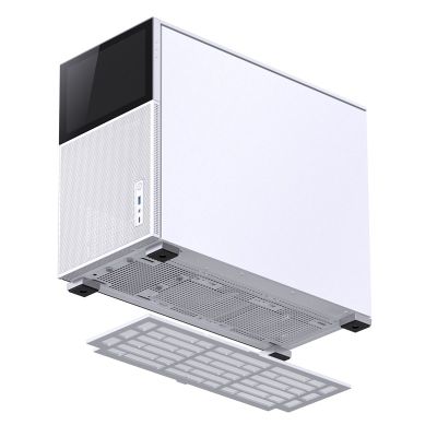 11. Jonsbo D31 MESH Screen Obudowa Micro-ATX, Szkło Hartowane - biała