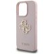 6. Etui Guess Grained Big 4G Logo Small Classic Logo na iPhone 16 Pro - różowe
