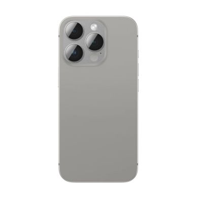 2. Szkło hartowane AMAZINGTHING Aviation-Grade Alloy Lens na wyspę aparatu do iPhone 16 Pro / 16 Pro Max - szare