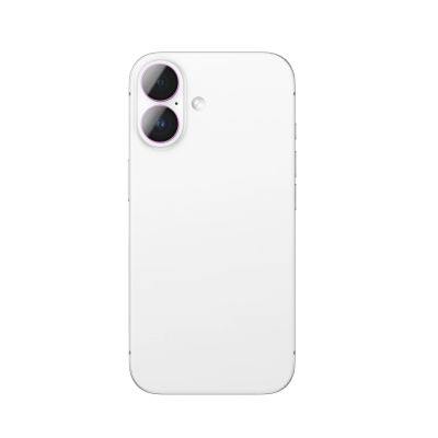 2. Szkło hartowane AMAZINGTHING AR Aluminium 2 Lens Glass z ramką na soczewki aparatu do iPhone 16 / 16 Plus - różowe
