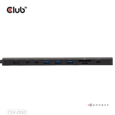 6. Stacja dokująca NB ACC 10w1 USB-C 140W CSV-2550 CLUB3D