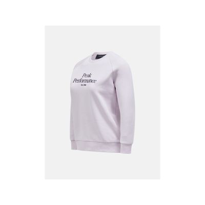 6. Bluza Peak Performance W Original Crew fioletowy