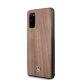 2. Etui Mercedes Wood Line Walnut na Samsung Galaxy S20 - brązowe