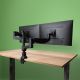 5. Uchwyt do monitorów R-Go Tools R-Go Monitorarm 0"-32" 2TFT Max.9KG Caparo 4 Gasfeder sidabrinis