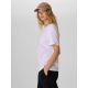 4. T-shirt loose z nadrukiem damski 4F 4FKAW26TTSHF4507-10S