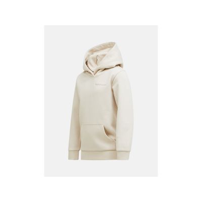 3. Bluza juniorska PEAK PERFORMANCE Jr Original Small Logo Hood kolor beżowy