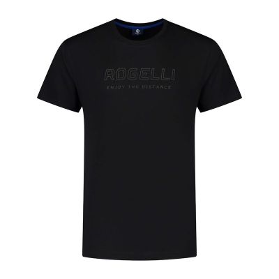 Rogelli t-shirt męski LOGO czarny 2XL