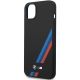 6. Etui BMW Silicone Slanted Sttripes na iPhone 14 Plus / 15 Plus - czarne