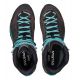4. Salewa MTN Trainer Mid GTX Damski Dorosły Czarny, Niebieski