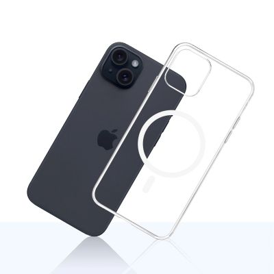 5. Etui 3mk Clear MagCase na Apple iPhone 15 - przezroczyste