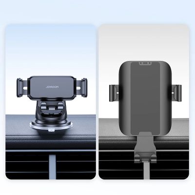 4. Joyroom samochodowy uchwyt na smartfona na deskę rozdzielczą czarny (JR-ZS283)