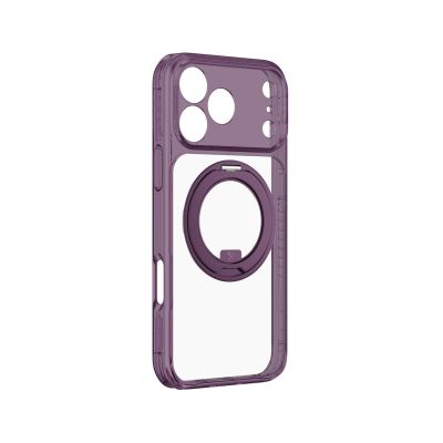 4. Etui AMAZINGTHING Titan Pro Spin Lens na iPhone 18 Pro z obrotowym pierścieniem i mocowaniem na smycz kompatybilne z MagSafe - fioletowe