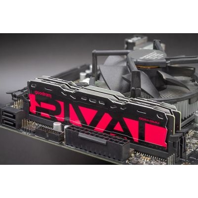 10. DDR4 8GB 3200MHz UDIMM goodram RIVAL Radiant Red