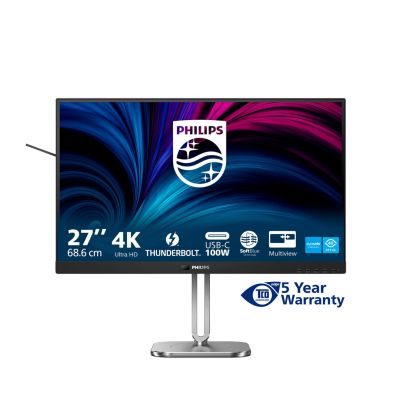 3. Philips 6000 series 27B2U6903/00 monitor komputerowy 68,6 cm (27") 3840 x 2160 px 4K Ultra HD LED Antracyt