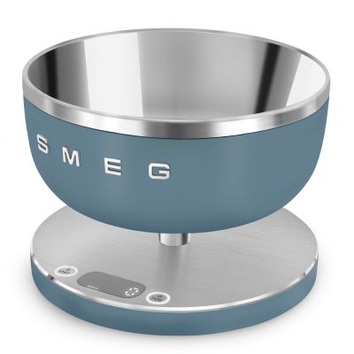 7. Smeg KSC01SBMWW waga kuchenna Niebieski Blat Okrągły Elektroniczna waga kuchenna