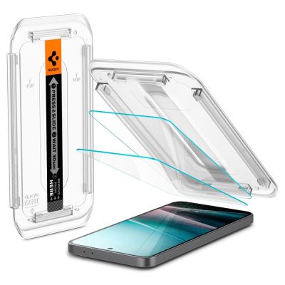 9. Szkło hartowane Spigen Glas.TR "Ez Fit" 2-pack na Samsung Galaxy A36 5G - przezroczyste
