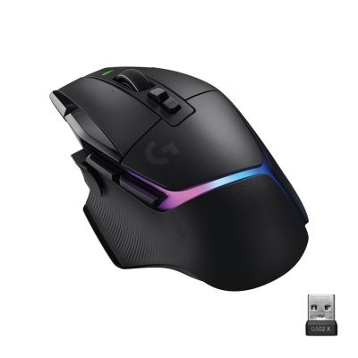 9. Myszka bezprzewodowa Logitech G502 X Plus Czarna