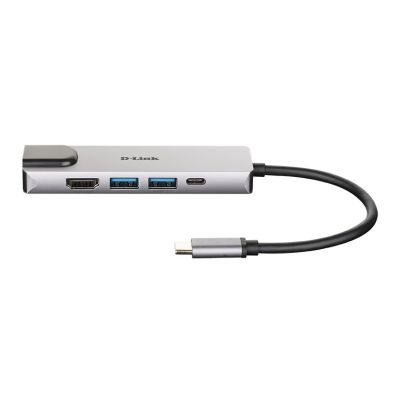 2. Adapter D-Link DUB-M520 - Przewodowy - Thunderbolt 3 - 60 W - 10,100,1000 Mbit/s - IEEE 802.3 - IEEE 802.3ab - IEEE 802.3az - IEEE 802.3u - IEEE 802.3x - Aluminium