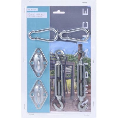 18. ZESTAW UCHYTÓW ZACZEPÓW MONTAŻOWY ŻAGLI PRZECIWSŁONECZNYCH