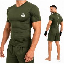 Koszulka kompresyjna męska ARMY GREEN COMBATWEAR | DBX Bushido