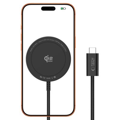 2. Ładowarka bezprzewodowa Tech-Protect A54 MagSafe 25W QI2.2 - czarna